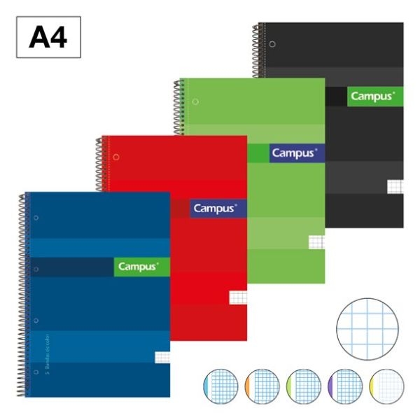CUADERNO CAMPUS A4/160H-70/CP-5 001172