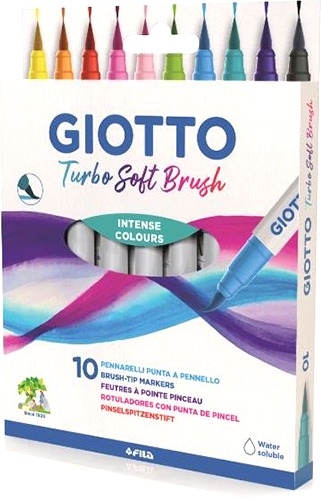 ROTULADOR GIOTTO T.PINCEL F426800 C/10u
