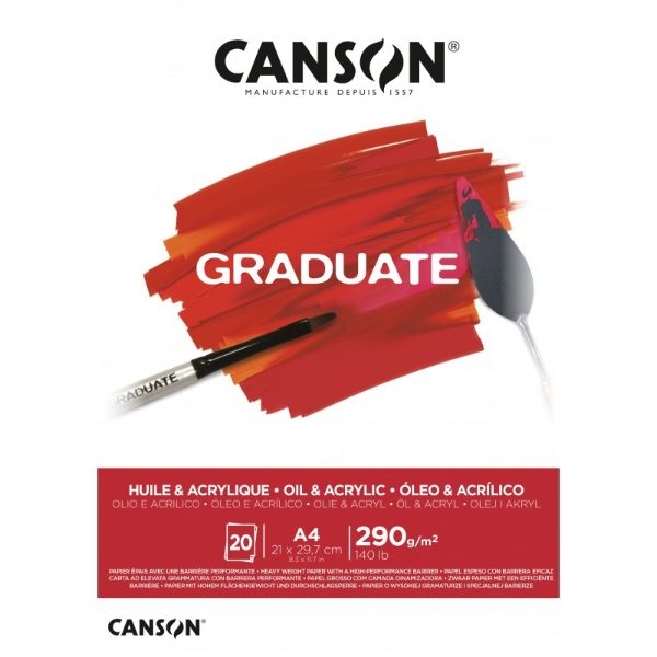BLOC CANSON GRADUATE A4 400110380 OLEO
