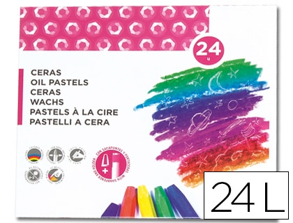 CERAS BLANDAS LD 36169/BD03 C/24 COLORES