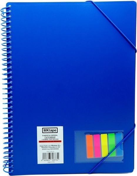 CARPETA MKT Fº 30-FUNDAS AZUL MKT20541