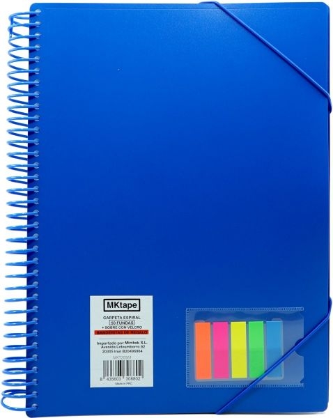 CARPETA MKT Fº 50-FUNDAS AZUL MKT20561