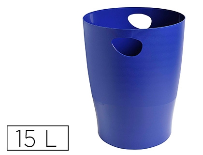 PAPELERA EXAC.156077/453104D 15L AZUL