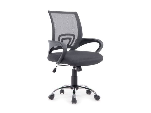 SILLA OFICINA EQUIP MESH GRIS OSC.651014