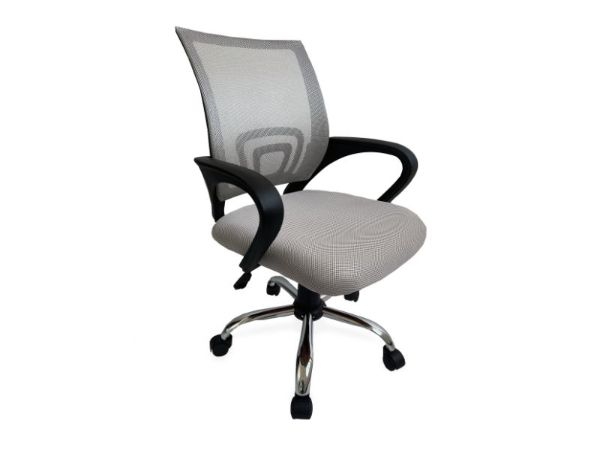 SILLA OFICINA EQUIP MESH GRIS CLA.651015