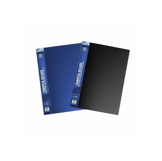 CARPETA FUNDAS 20 A3 OB 12168 NEGRA