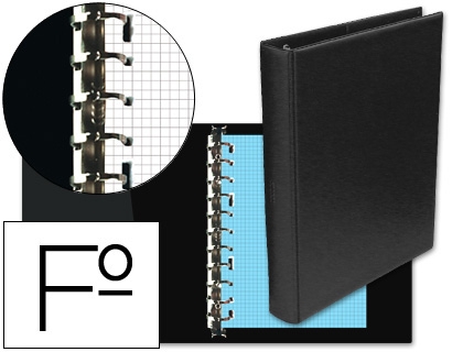 CARPETA MULTIFIN FIBRA G-3005 NEGR.31350
