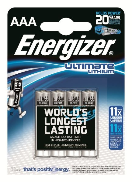 PILA ENERGIZER ULTIMA.AAA/FR03 P4 635233