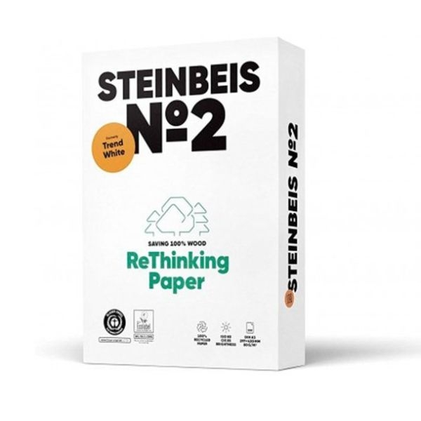 PAPEL MULT.RECIC.A4/80g STEINB.Nº2 P/500