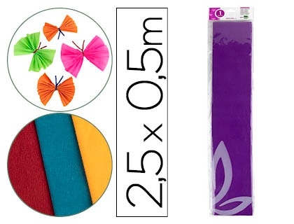 PAPEL CREPE 050x2,5 LD VIOL.24272/CP09, 