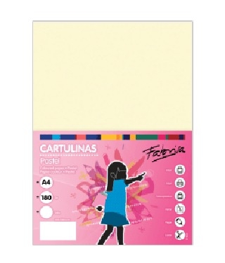 CARTULINA FAB.A4 180g MARFIL P/250 15510