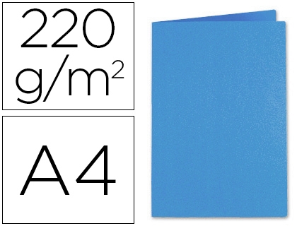SUBCARPETA A4/220 AZUL 72807/410010E UNI