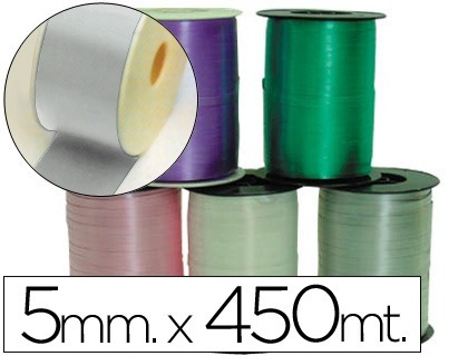 CINTA FANTASIA 500mx5 PLATA15535/1000-05