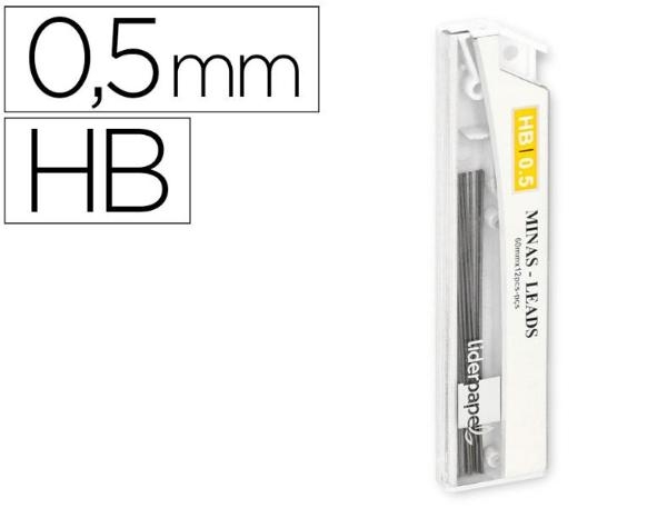 MINAS LD 0.5mm GRAFITO 35821/MG01 P/12un