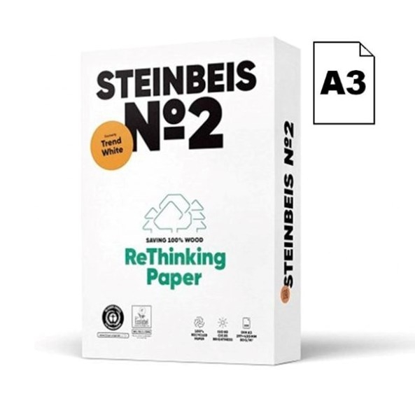 PAPEL MULT.RECIC.A3/80g STEINB.Nº2 P/500