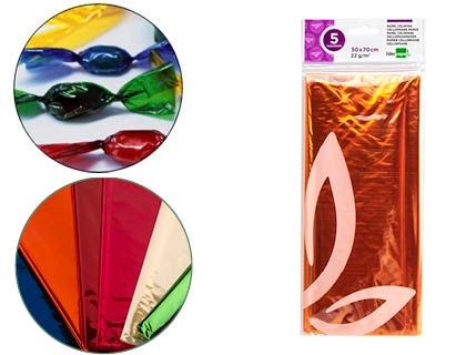 PAPEL CELOFAN 50x70cm LD 75027/CL17 AMAR