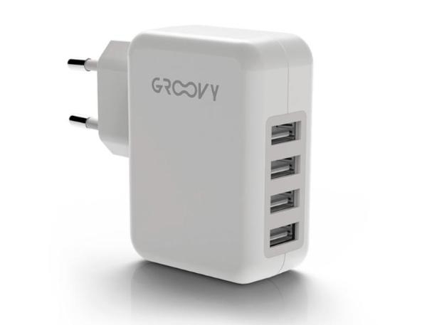 CARGADOR DE PARED GROOVY 166277/GR-SCH-4