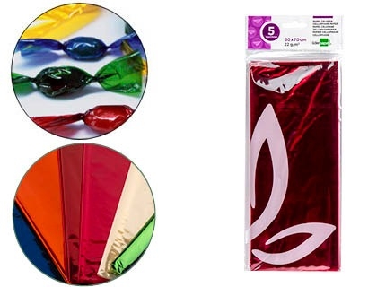 PAPEL CELOFAN 50x70cm LD 75029/CL19 ROSA