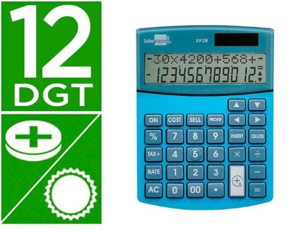 CALCULADORA SOBREMESA 12D LD 163493/XF28