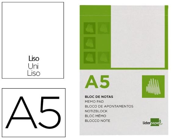 BLOC NOTAS LD C/T LISO A5/80 3319/BN04