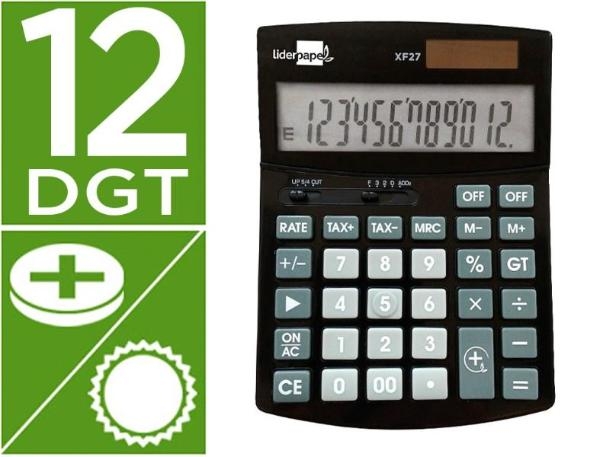 CALCULADORA SOBREMESA 12D LD 163492/XF27