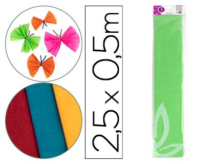 PAPEL CREPE 050x2,5 LD VER.CL.24276/CP13