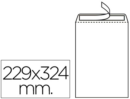 BOLSA 229x324 BLANCO LD 31940/SB34 C/250