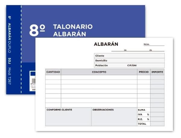 TALONARIO LD ALBARANES 58306/T267 8ºA1+1