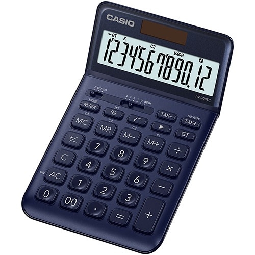CALCULADORA CASIO SOBREM.12D JW-200SC-NY