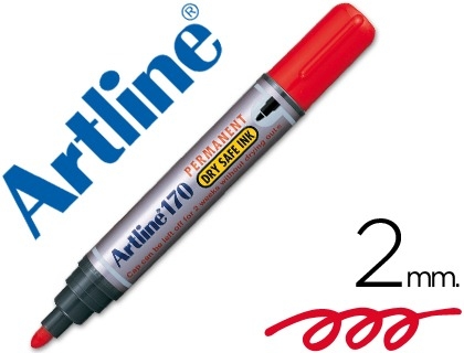 ROTULADOR ARTLINE 25662/170-R ROJO PR2mm