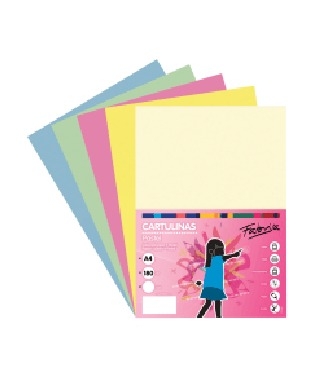 CARTULINA FAB.A4 180g PASTEL P/250 15506