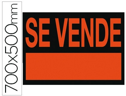CARTEL PLASTICO SE VENDE 34504/01C6160NE