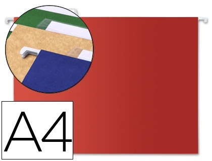 CARPETA COLGANTE A4 ROJA LD 42810/SF06