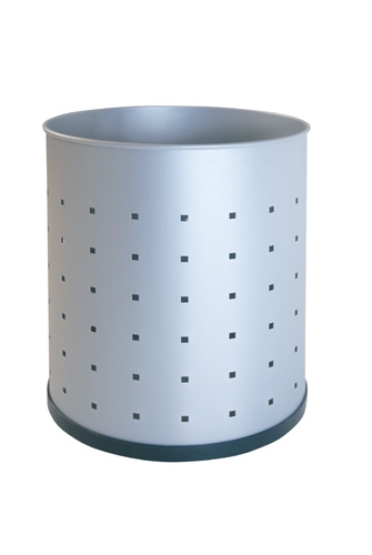 PAPELERA METAL PERFORADA SIE 111-R PLATE