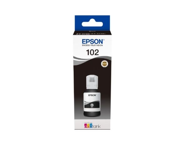 ORIGINAL EPSON 102 C13T03R140 NEGR.127ml