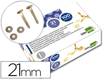 ENCUADERNADOR LATON LD 21mm 2848/FS04
