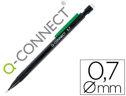 PORTAMINAS QC 0,7mm 150180/KF01345 NEGRO