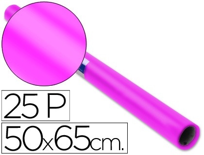 PAPEL CHAROL ROSA FUER.R.25H 50x65 22083
