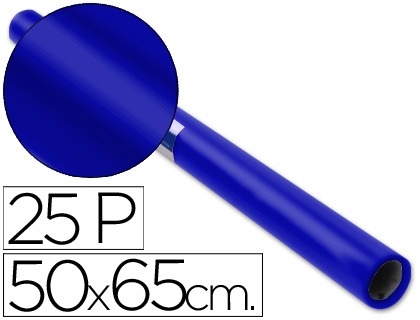 PAPEL CHAROL AZUL ROLLO 25H 50x65 22115