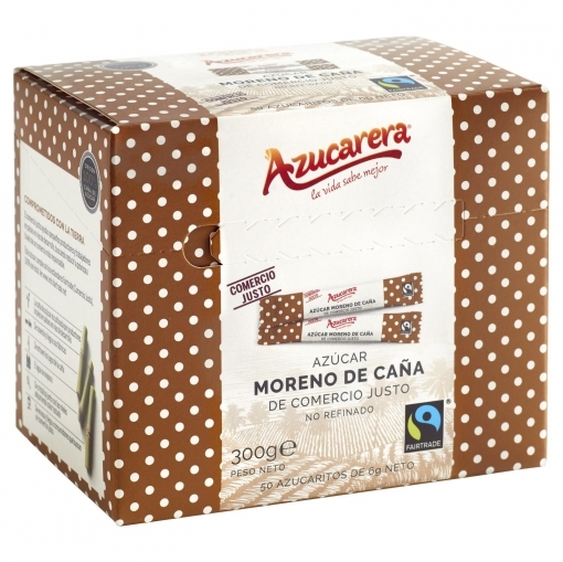 AZUCAR MORENO TUBO 6grs AZUCARERA P/50un
