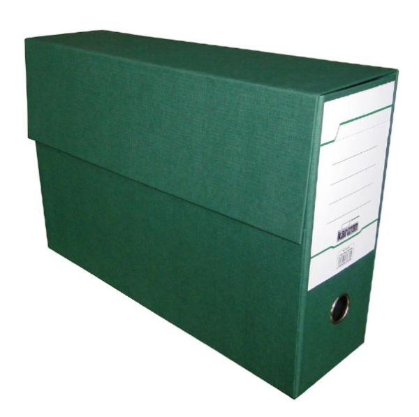 CAJA TRANSFER.A4 VERDE KARMAN 5524 VELCR