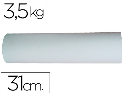 BOBINA PAPEL BLANCO MOSTR.31cm 48830, UN