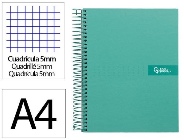 CUADERNO LD A4/120H CP-5mm TUR.9978/BA91