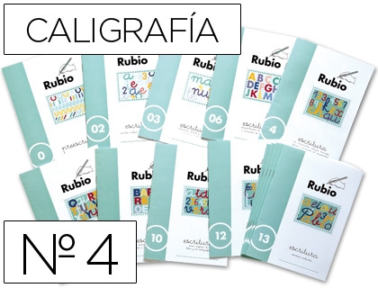 CUADERNO RUBIO CALIGRAF.Nº4 22485/C-4
