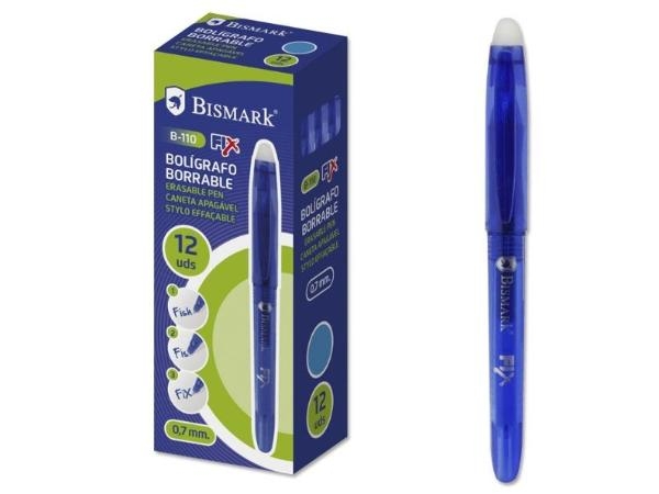 BOLIGRAFO BORRABLE BISMARK 327535 AZUL