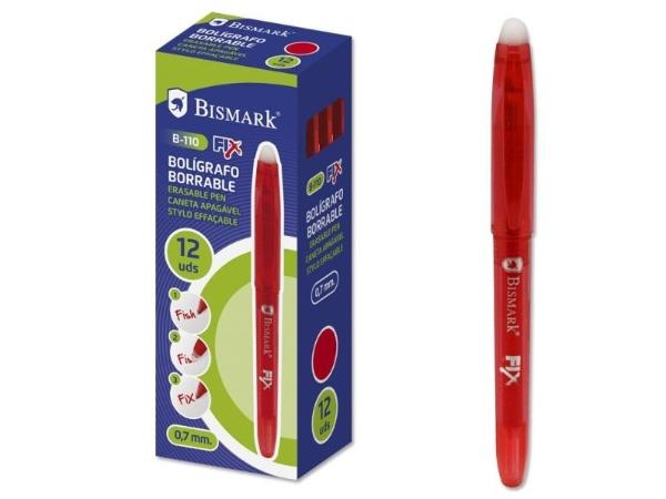 BOLIGRAFO BORRABLE BISMARK 327530 ROJO