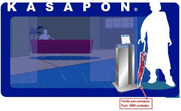 FUNDA PARAGUAS KASAPON PACK-1000 unidade
