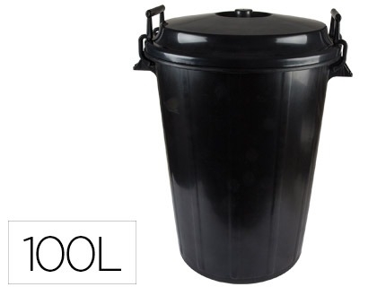 CUBO CONTENEDOR 76223/005248 NEGRO C/TAP