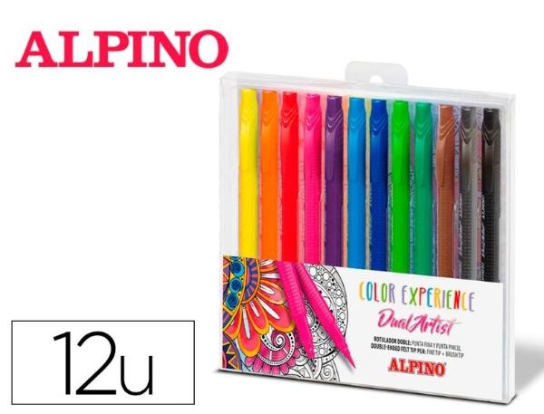 ROTULADOR DUAL ART.C/12 ALPINO AR000186