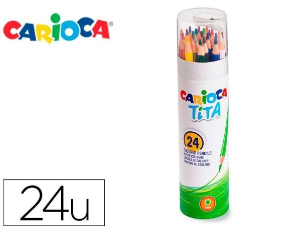 LAPICES COLORES CARIOCA 162756/43341 T24